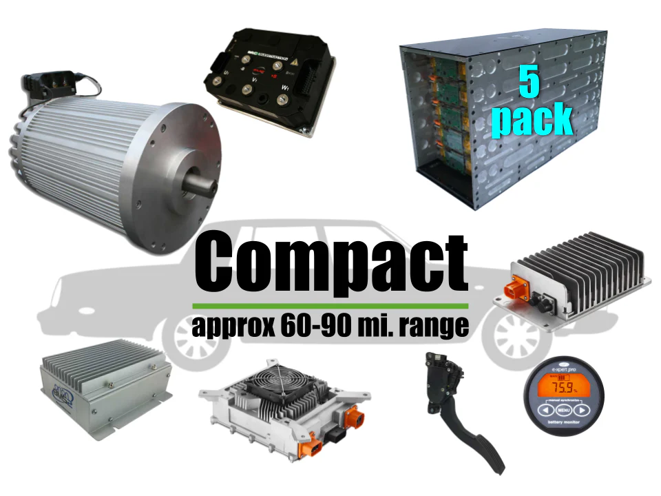EV Conversion Kit for Compact Vehicles 26.5 kWh, 95-125V SYSTEM