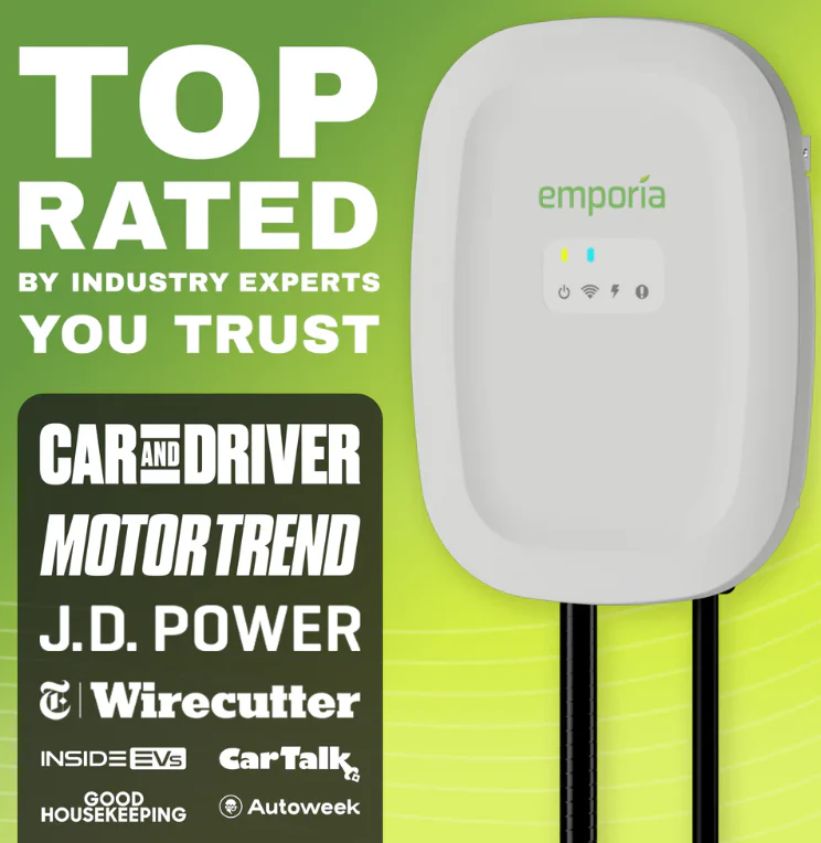 Emporia Classic EV Charging Station - 48A, 11.5kW - Image 3